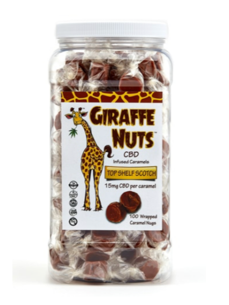 Giraffe Nuts Hemp Caramels